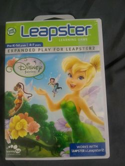 LEAPFROG LEAPSTER EXPANDED PLAY FOR LEAPSTER 2WO DISNEY FAIRY GAME
