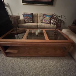 3 Glass Coffee Table 