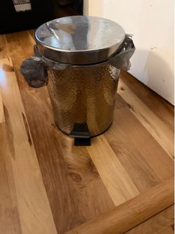 Small Stainless Steel Step Trash Can