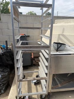 Commercial bread rack $50