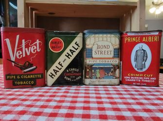 4 Tobacco Tins