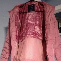 Women's Size Large Pink Winter Jacket 