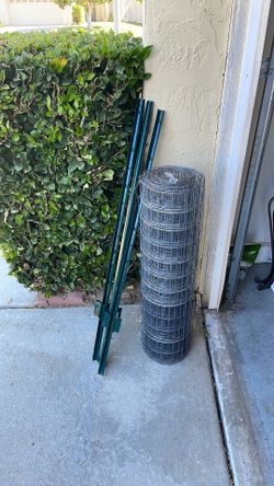 Post with fence