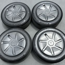 18” Tesla Model Y Factory Wheels And Tires Aperture