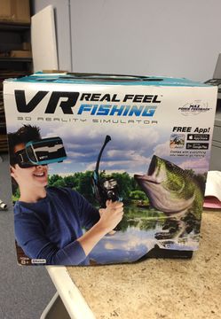 VR real feel fishing with headset for Sale in Simpsonville, SC - OfferUp