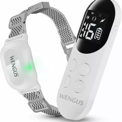 Dog Shock Collar w/Remote-Waterproof 3 Safe Training Modes 1000Ft Rechargeable 