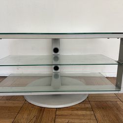 Metal And Glass TV Stand