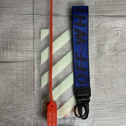 Off Whit Keychain Blue 