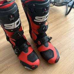 Sidi Track Riding Boots Size 45 10.5/11 Men