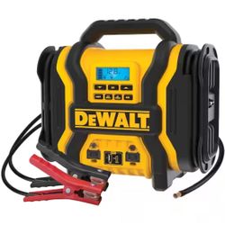 DEWALT Portable Power 2000 Peak Amp Jump Starter w/Digital Compressor @36