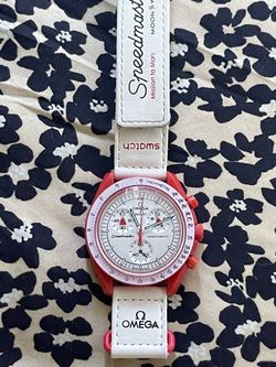 Omega X Swatch (red) (pink)
