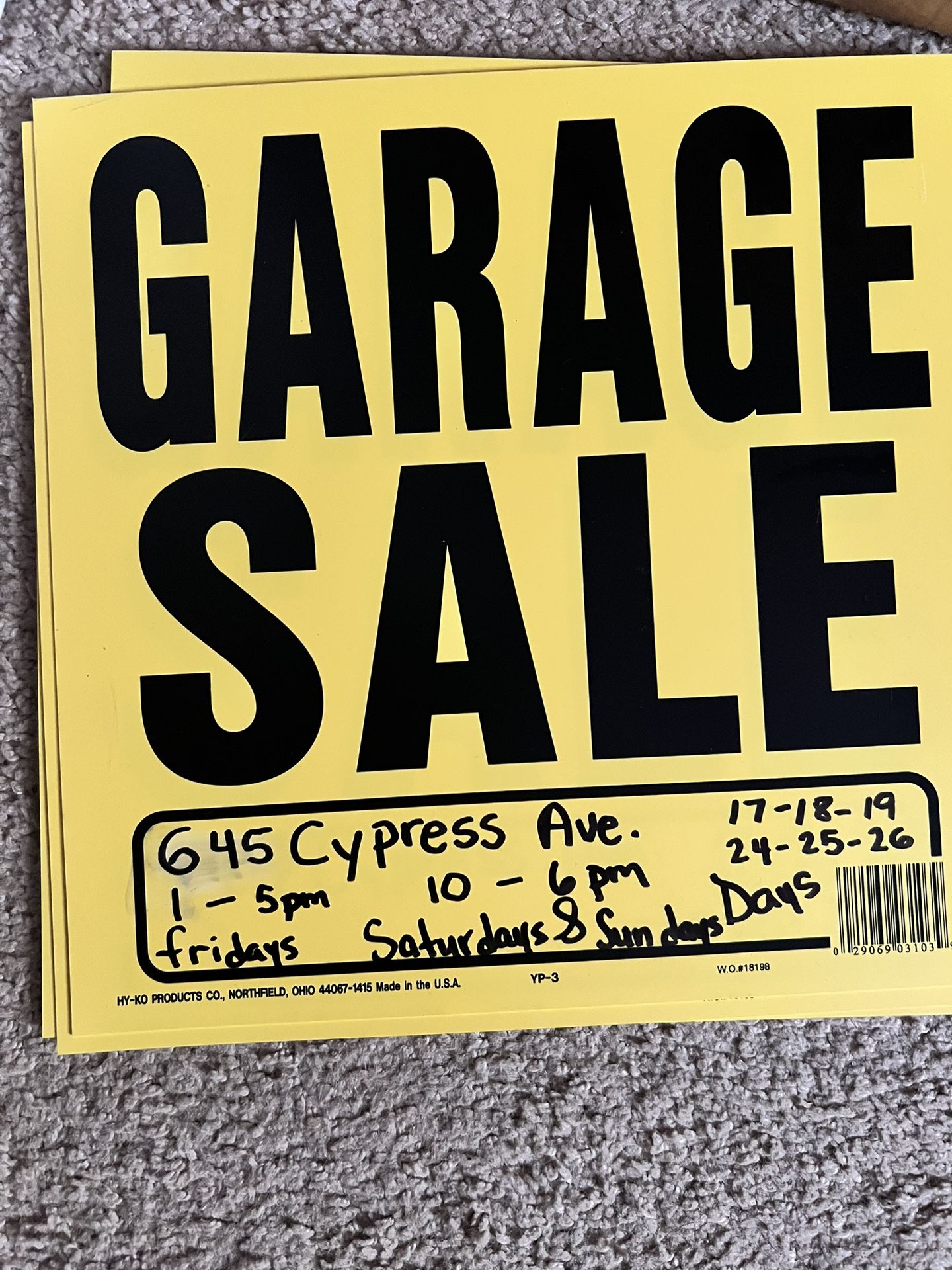 Garage Sale .!!!