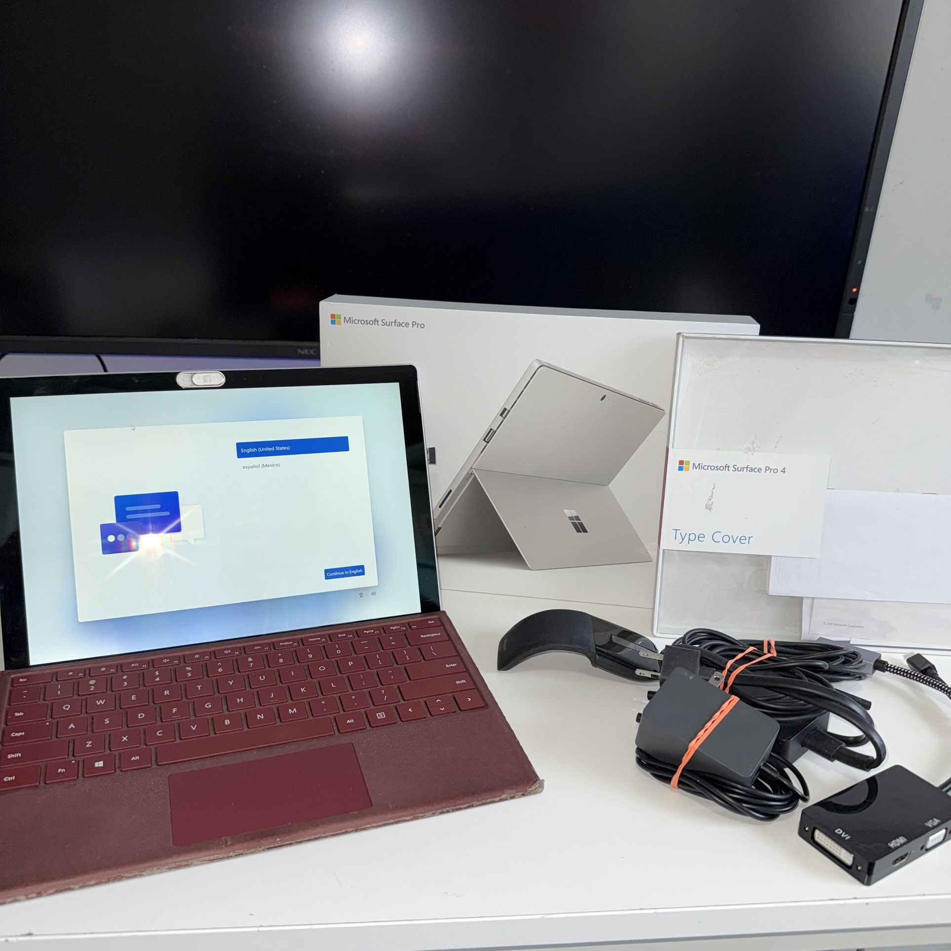 Microsoft Surface™ Pro 6 8th Gen Intel® Core™ i5 Processor 128GB' • Go', 8GB • Go RAM with Surface Mouse and Keyboard.