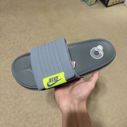 Size 11 - Nike Offcourt Adjust Slide Cool Grey/ Cool Grey Volt