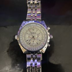 never worn fully automatic stainless steel $50