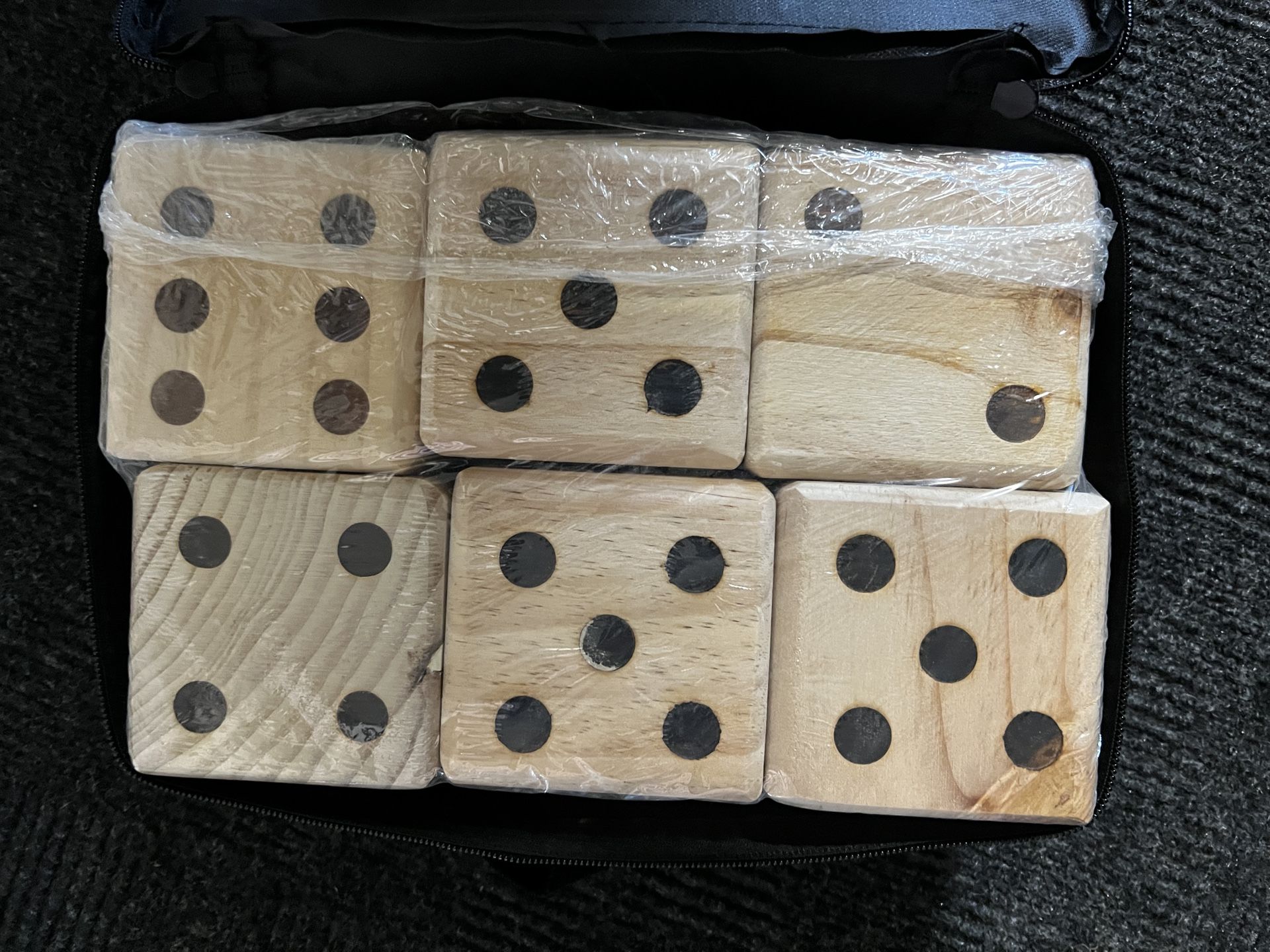 Yard Yahtzee 4 Inch Wooden Cube Dice