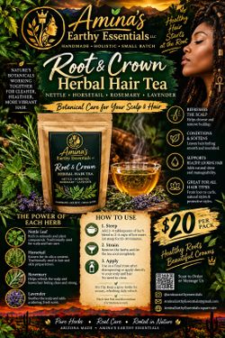 Amina's Earthy Essentials Root & Crown Herbal Hair Tea