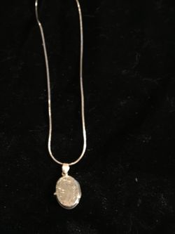 925 locket and chain