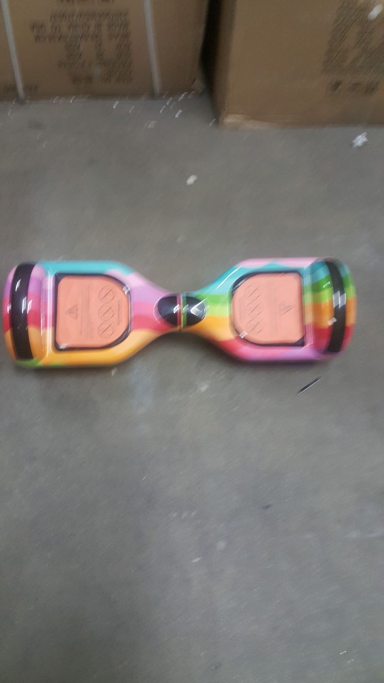 New bluetooth hoverboard colorful with led on top