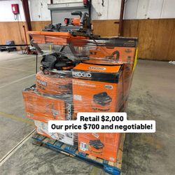 Ridgid Power Tool Pallet