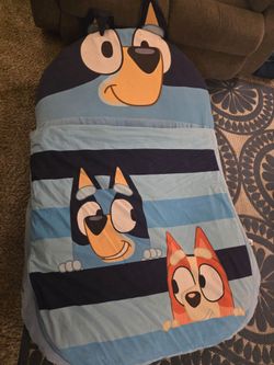 Bluey Sleeping Bag Bed