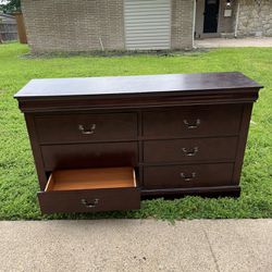 DRESSER  57” x 15 1/2” x 34 3/4”; cross streets are Arapaho & Waterview 