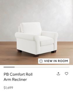 Pottery Barn Comfort Recliner