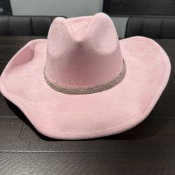 Pink star Cowgirl hat 