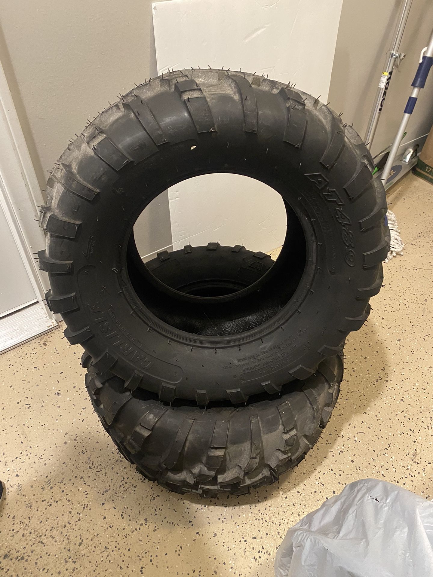 Atv Tires Carlisle AT489 25x11-12 New