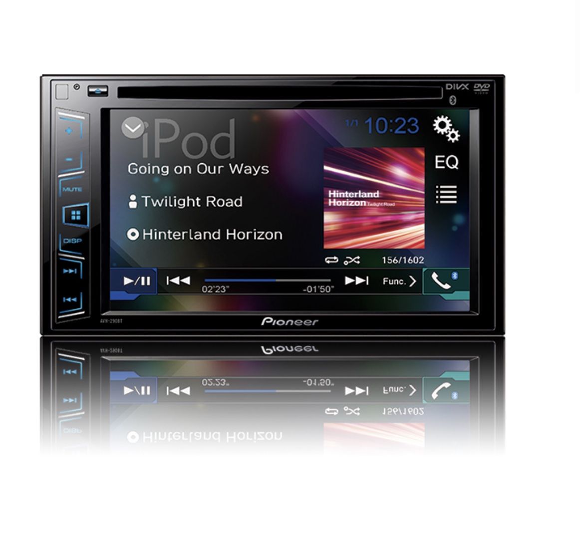 Estereo Pionner Double Din Multimedia DVD Receiver with 6.2" WVGA Display, aBluetooth®