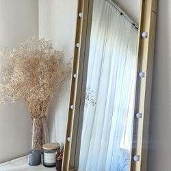 Marquee Full Body Floor Vanity Mirror