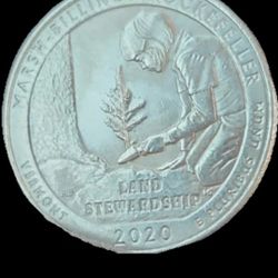 USA Marsh-Billings-Rockefeller Quarter 2020 ( Coin)