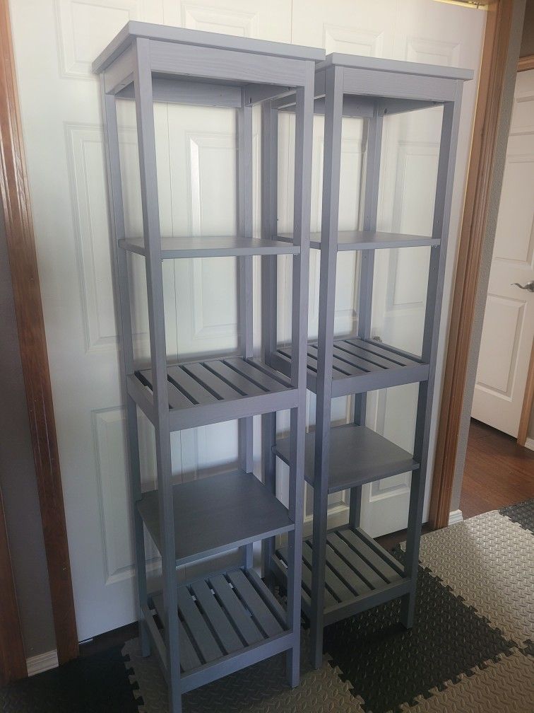 IKEA Hemnes Shelf Units, Pair - Used