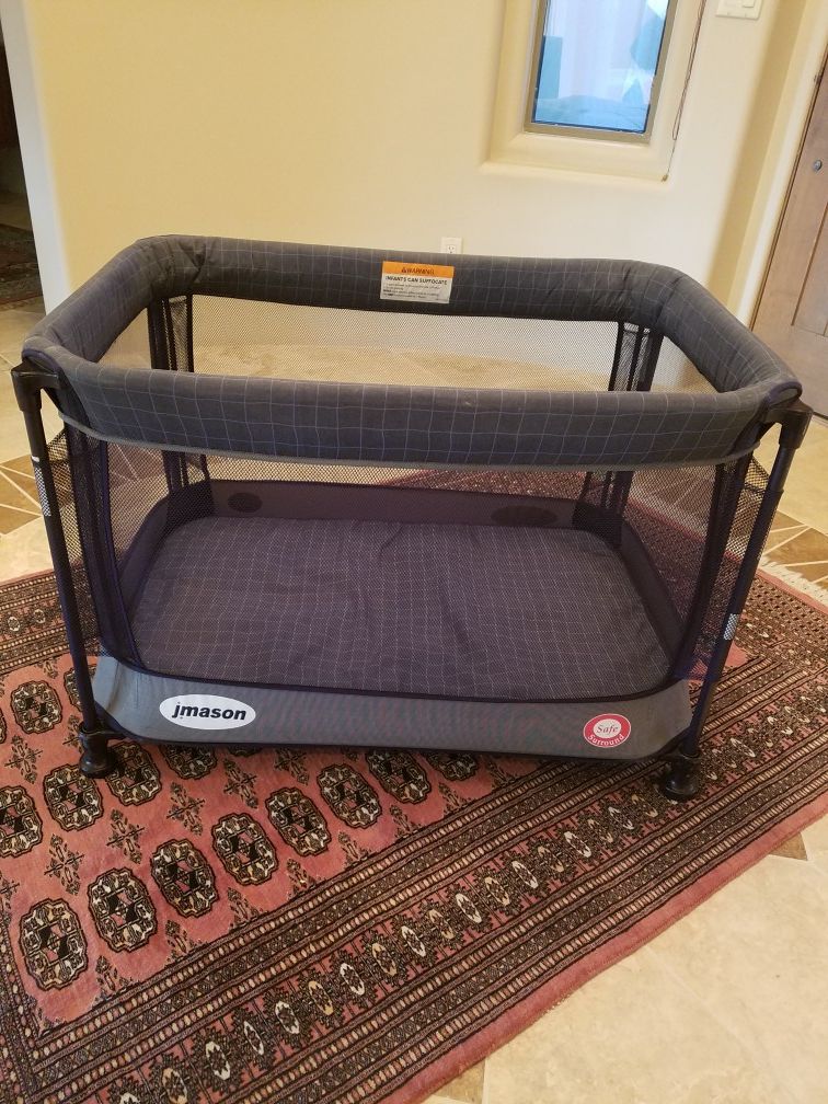 ONE STEP AHEAD/J MASON "Safe Surround" - Blue - Portable Pack and Playpen
