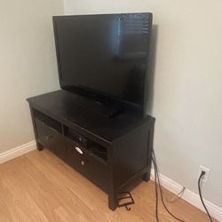 TV Stand With Insignia TV included 
