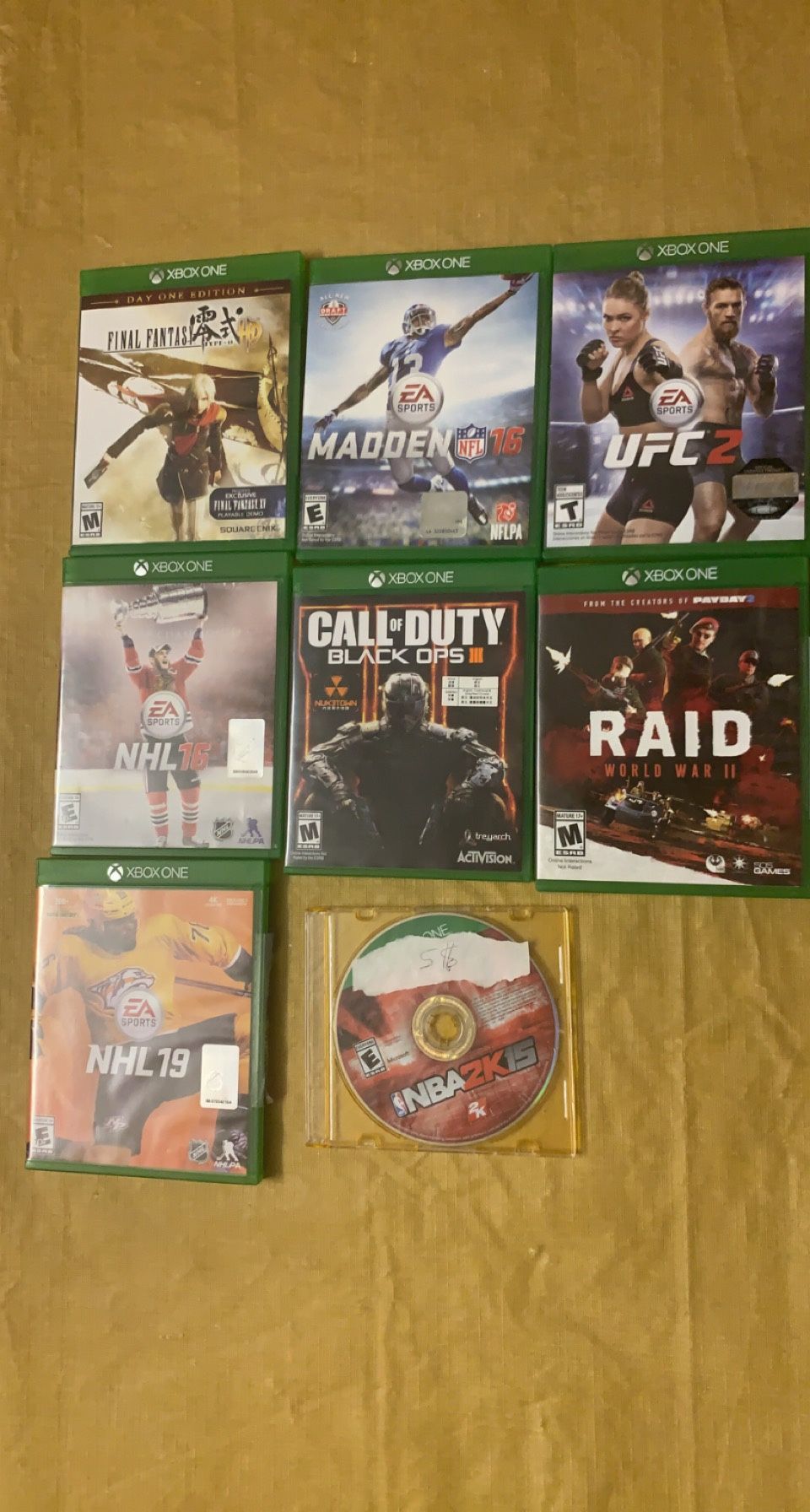 XBOX ONE GAMES