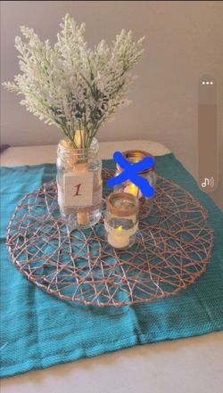 Rustic Wedding Party Centerpieces