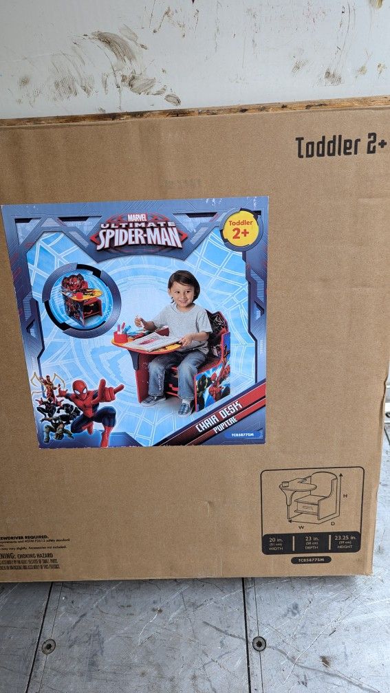 Spiderman Chair Desk Kids
