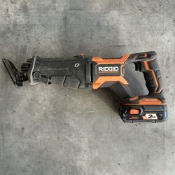 Ridgid 18 Volt Sawzall With Battery