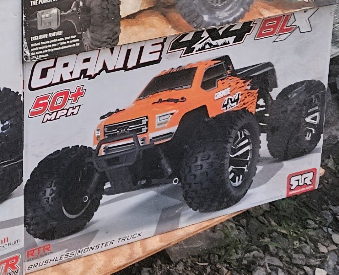 Arrma Granite Upgraded, Extra Body To Bash & Extra Parts Still In Package-$350