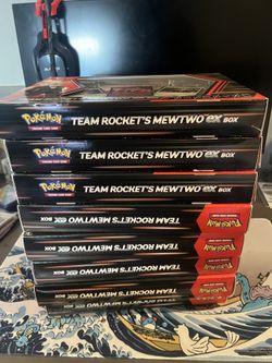 team rocket mewtwo ex box