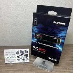 New Samsung 990 Pro 2TB SSD M.2
