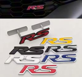 Honda RS grille badge see all 12 pics sold separately 3.5x.94"