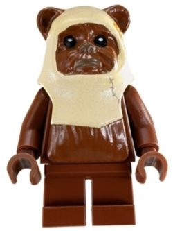 SW0238 Paploo (Ewok) - Reddish Brown Head with Tan Hood Pattern