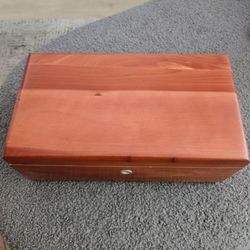 Vintage lane cedar box