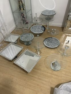 Glass Food Presentation Decorative 