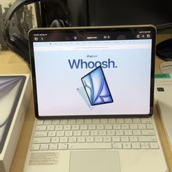 iPad Air 13” M2 (Wifi + Cellular/ Unlocked/ Extras)
