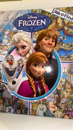 Disney Frozen Look & Find book