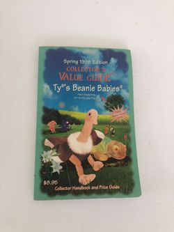 1998 spring edition Collectors Value Guide with pillow pals