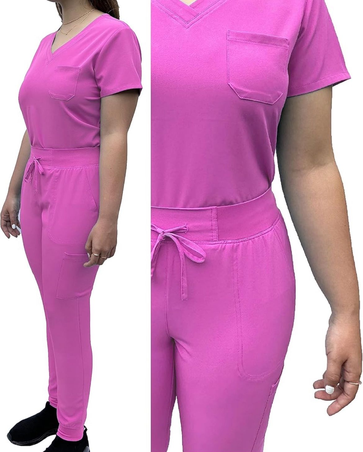 Large Pink Scrub Set Large 